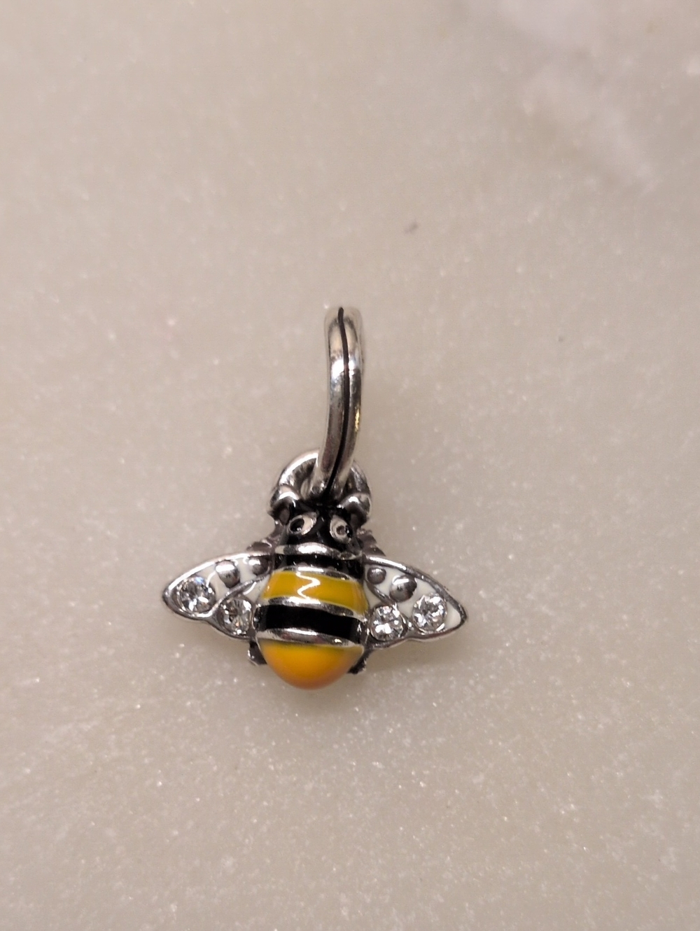 NEW! RARE! Brighton Honey Bee Charm/ Pendant in Yellow and Black